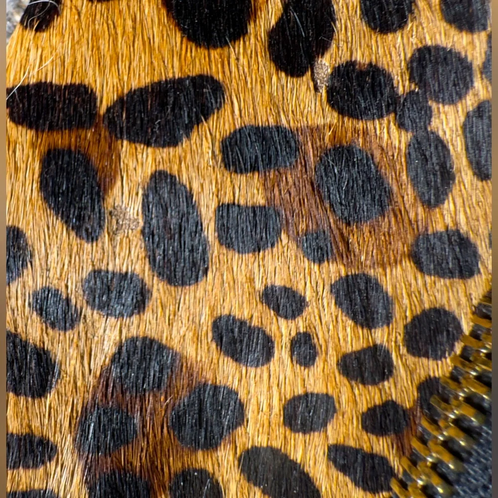 WHISTLES Leopard Print Chapel Foldover‎ Clutch Bag
